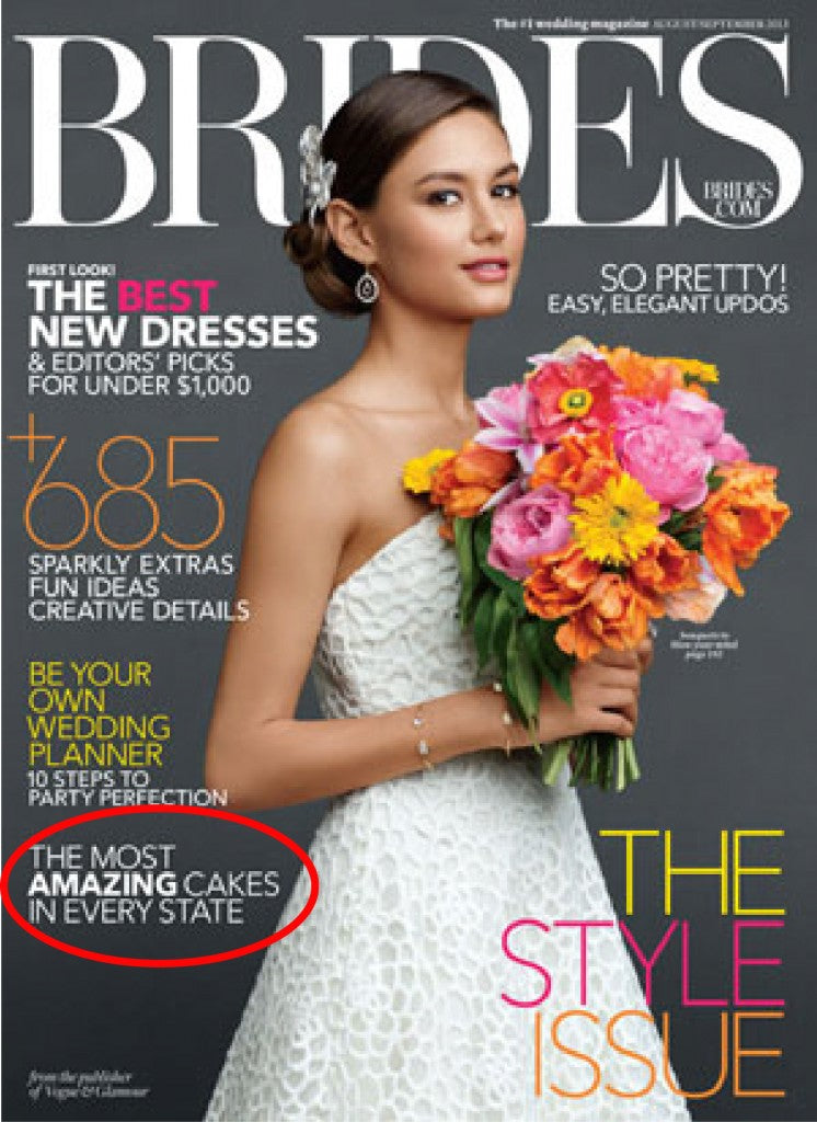 Persephone Bakery in BRIDES Magazine
