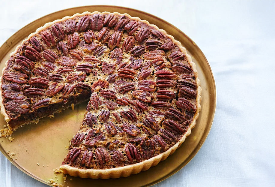 Chocolate Cherry Pecan Frangipane Tart