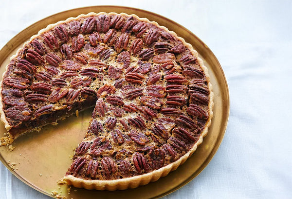 Chocolate Cherry Pecan Frangipane Tart