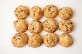Persephone Bakery Mini Chocolate Chip Cookies in Rows